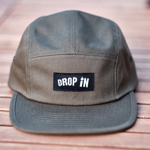 Drop In 5 panel hat - army green