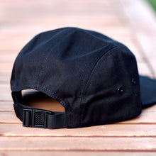 Load image into Gallery viewer, Drop In 5 panel hat - black
