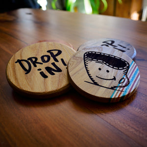 Drop In x The More Gooder coaster set of 4
