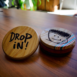 Drop In x The More Gooder coaster set of 4